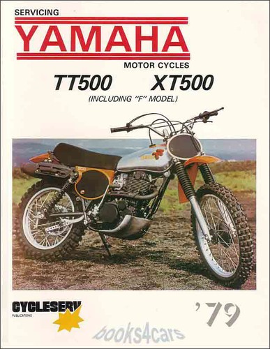 Yamaha manual tt500 xt500 - yamaha,