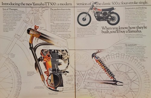 1976 3pg yamaha tt500 - 1976,