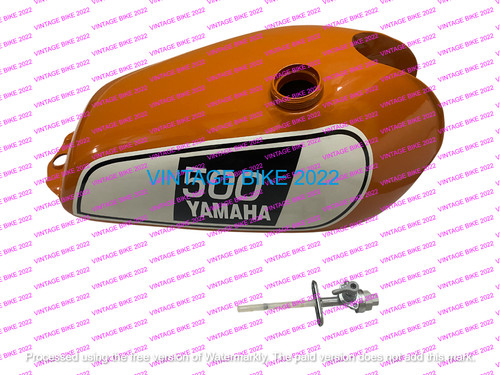 Yamaha 500 orange - xt,
