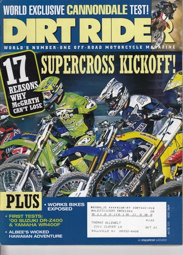 Dirt rider march 2000 - march,