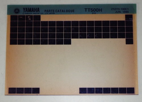 Microfiche parts catalogue - microfiche,
