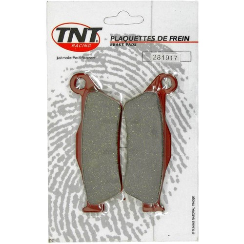 Pair brake pads tnt - brake,