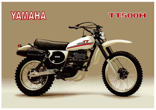 Yamaha poster tt500 1981 - poster,
