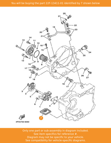 Yamaha strainer oil - strainer,,